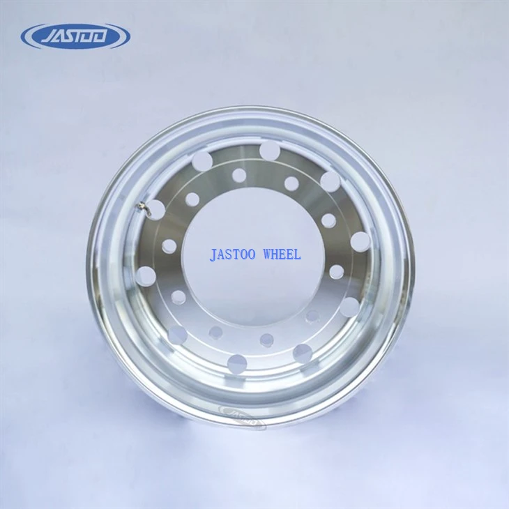 22.5×13 Inch Forged Alloy Truck Wheel Bolt Pattern 10×335mm Mirror Polished Rims