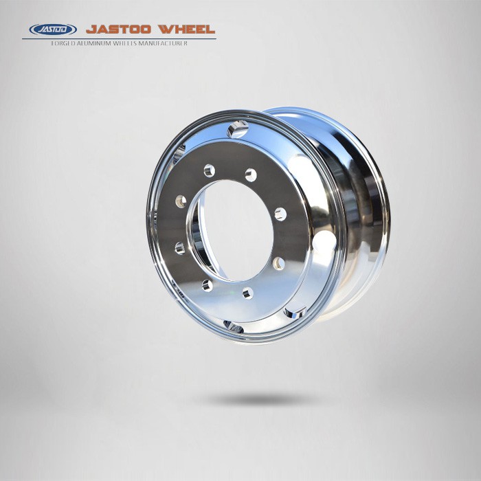 Finitura cromata ruota di camion in alluminio forgiato 22,5*8,25 pollici di cerchioni