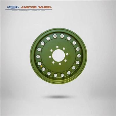 2- pezzo 18x9,5 pollici ruote di camion militari forgiate